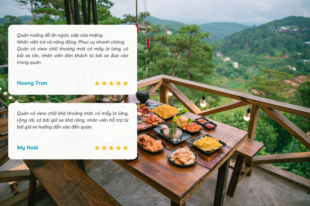 Qu&aacute;n c&oacute; đồ ăn ngon, sạch sẽ, b&atilde;i đỗ xe rộng v&agrave; c&oacute; nh&acirc;n vi&ecirc;n hỗ trợ đến qu&aacute;n